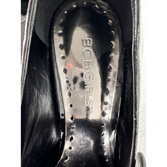 GENTLY USED .. BCB GIRLS HEELS IN BLACK, Size: US 6.5 - Picture 7 of 9